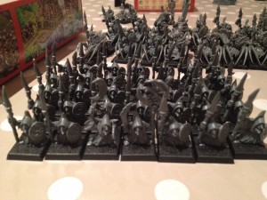 50 Night Goblins with Spears.
